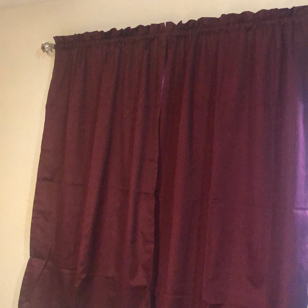 Set 2 panels curtains - Picture 2 of 5